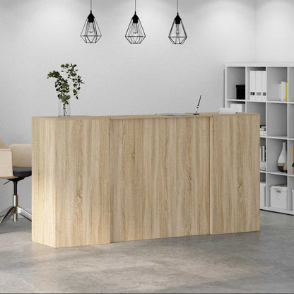 Empfangstheke Sonoma-Eiche 200x50x103,5 cm Holzwerkstoff