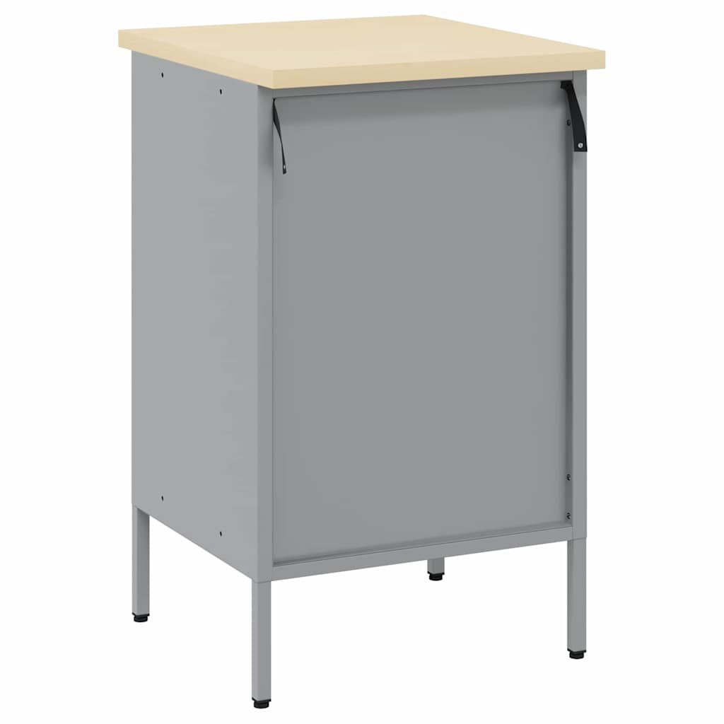 Werkbank Rot und Grau 50 x 55 x 85 cm Pulverbeschichteter Stahl