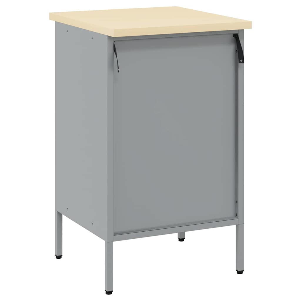 Werkbank Rot und Grau 50 x 55 x 85 cm Pulverbeschichteter Stahl