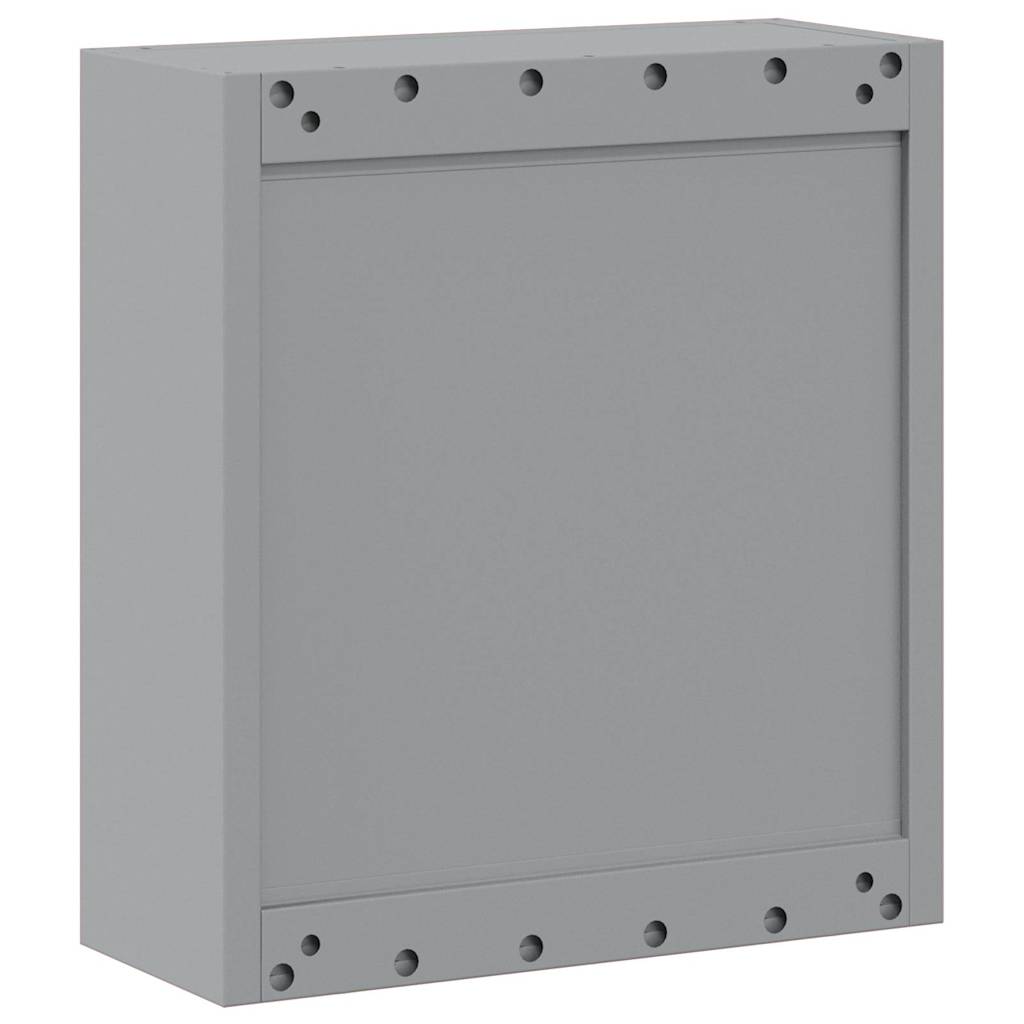 Werkzeugschrank mit Regal Rot und Grau 50 x 20 x 55 cm