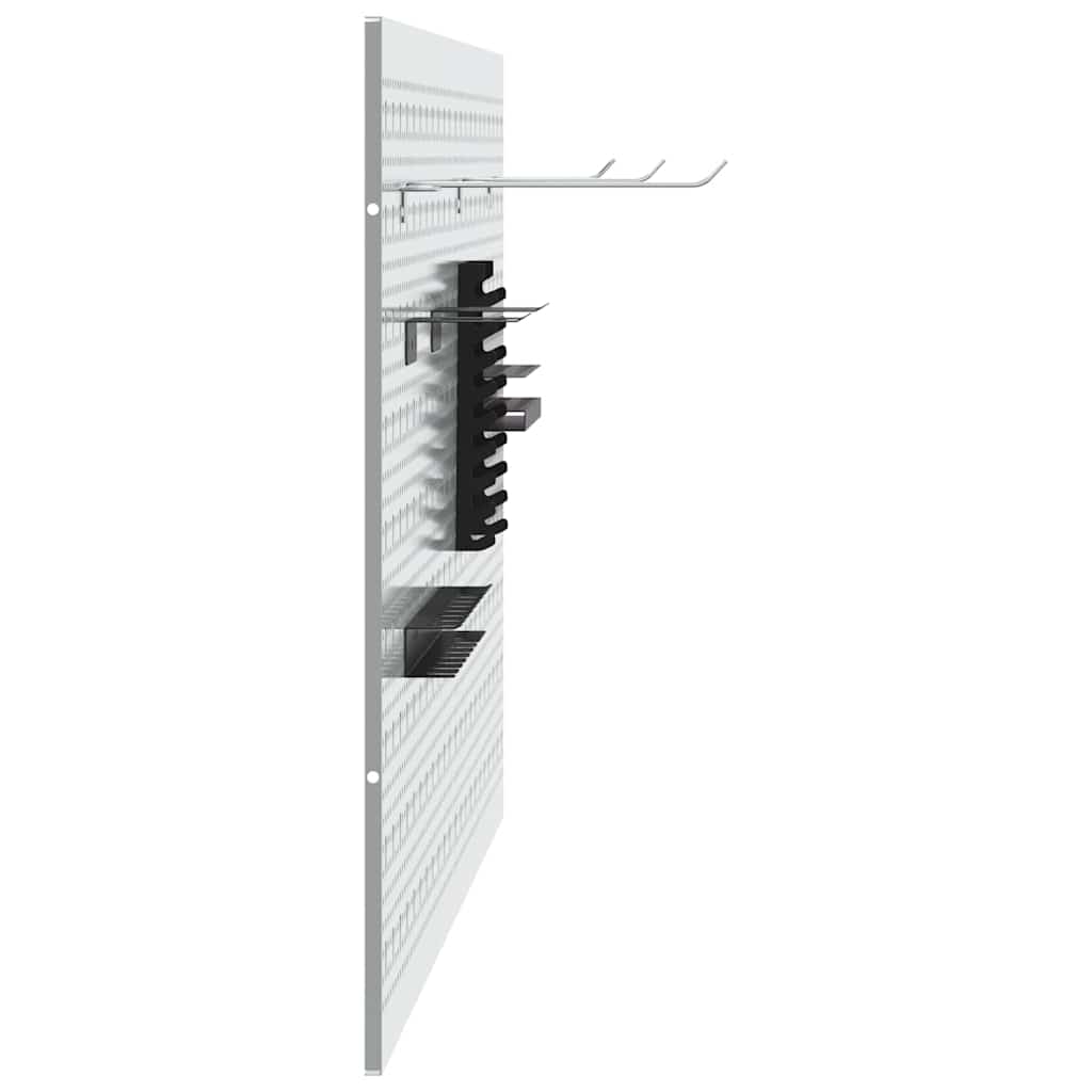 Aufbewahrungsbank 2 pcs Grau 100 x 1 x 60 cm