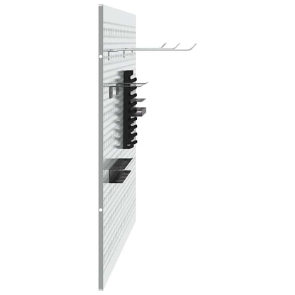 Aufbewahrungsbank 2 pcs Grau 100 x 1 x 60 cm