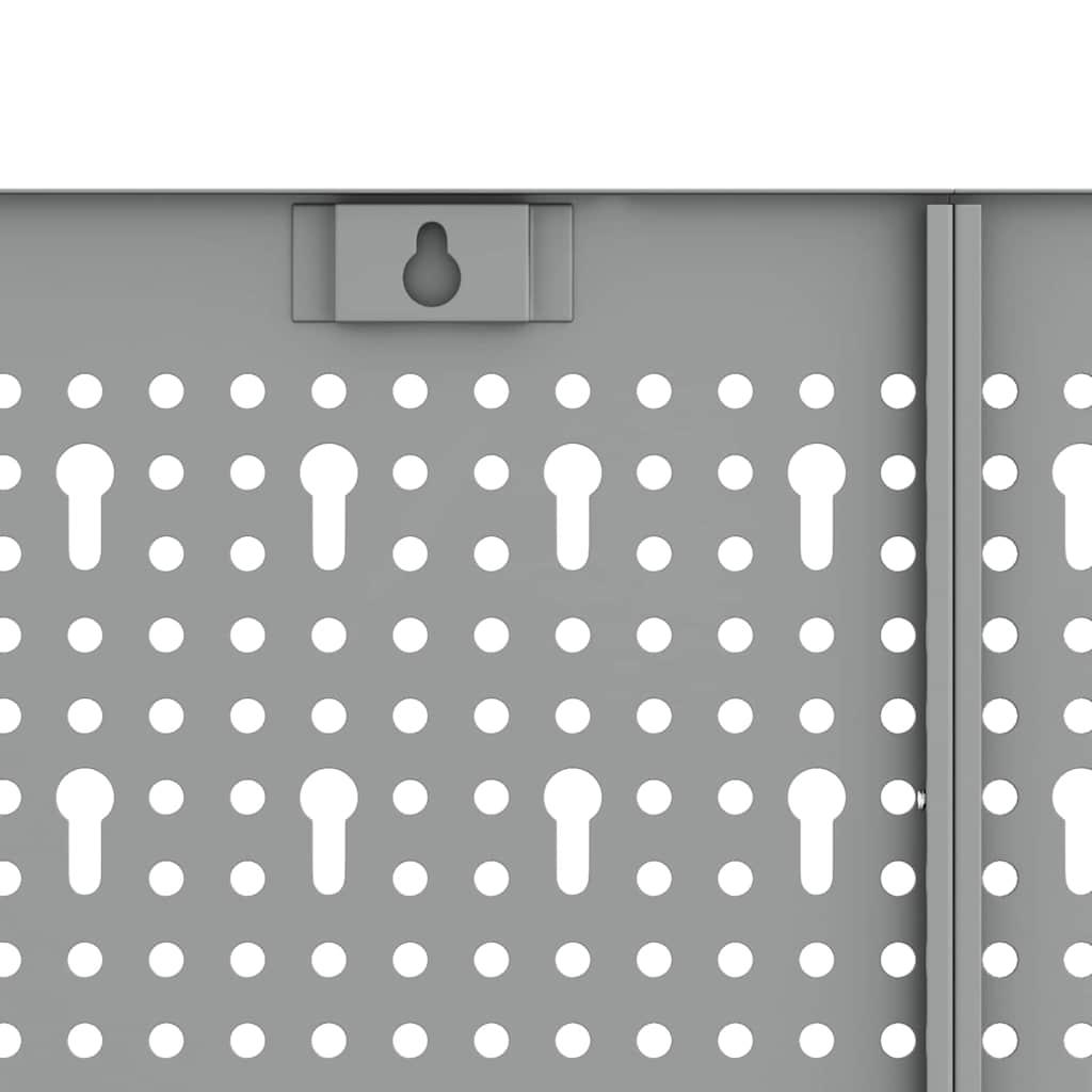 Aufbewahrungsbank 3 pcs Grau 150 x 1 x 60 cm