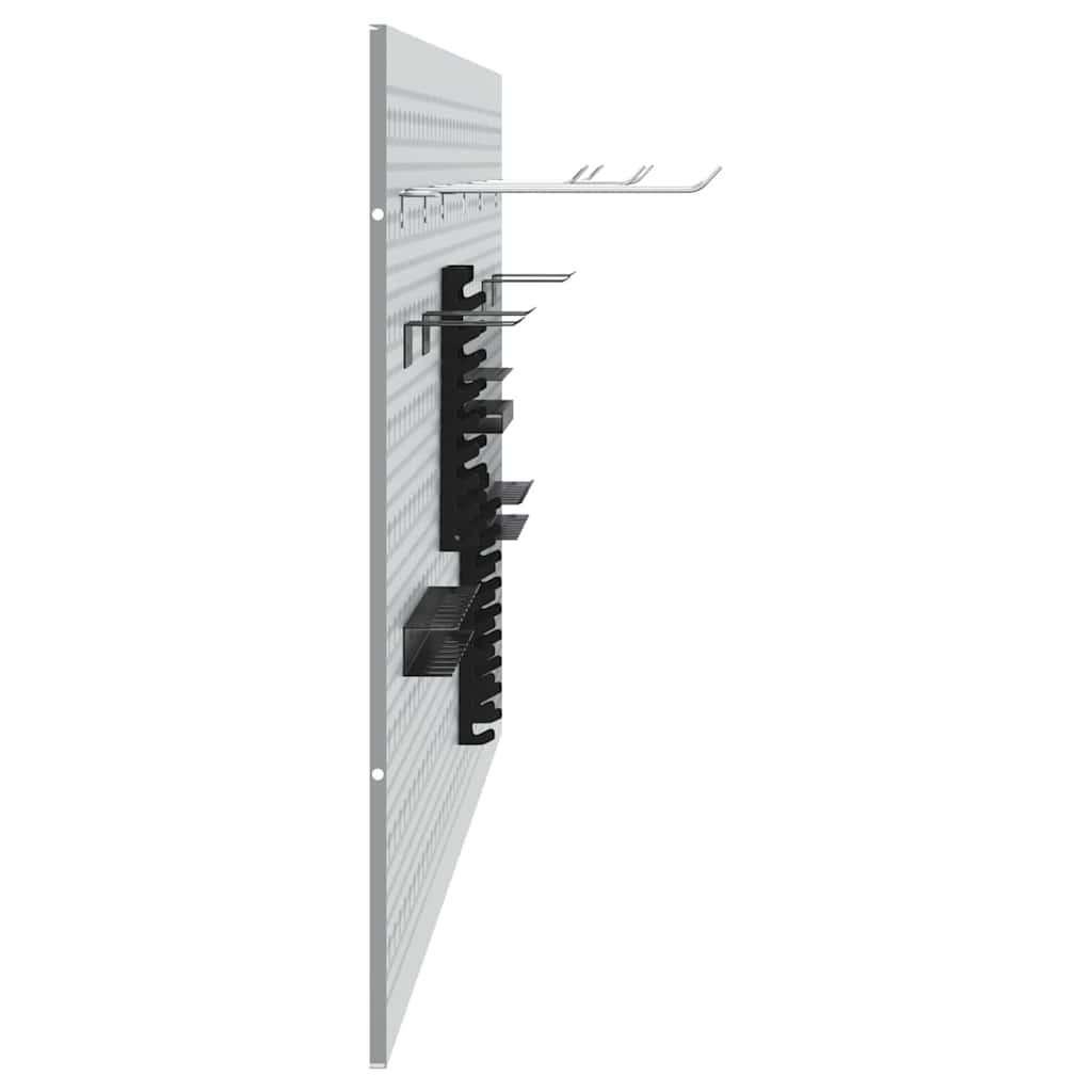 Aufbewahrungsbank 3 pcs Grau 150 x 1 x 60 cm