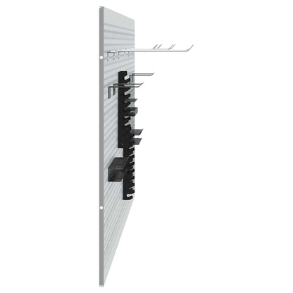 Aufbewahrungsbank 3 pcs Grau 150 x 1 x 60 cm