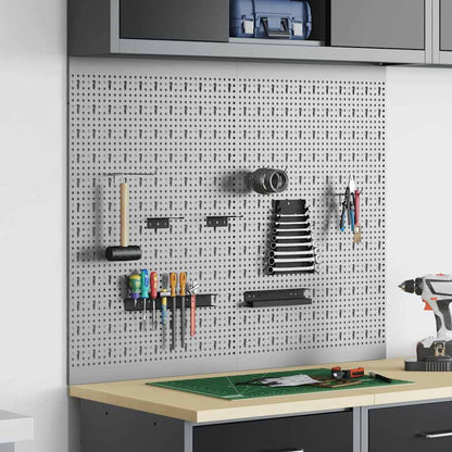 Aufbewahrungsbank 2 pcs Grau 100 x 1 x 80 cm