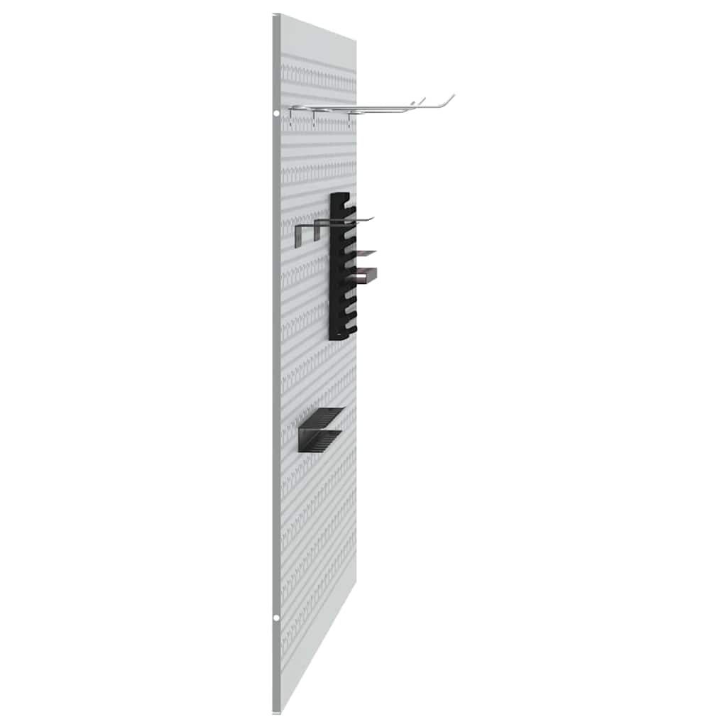 Aufbewahrungsbank 2 pcs Grau 100 x 1 x 80 cm