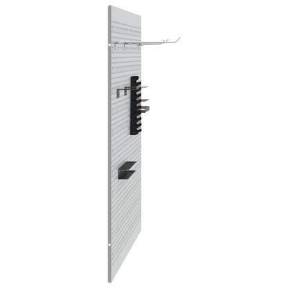 Aufbewahrungsbank 2 pcs Grau 100 x 1 x 80 cm