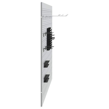 Aufbewahrungsbank 3 pcs Grau 150 x 1 x 80 cm