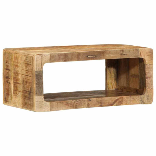 TV-Schrank mit Regal Braun 60 x 30 x 25 cm Massivholz Mango