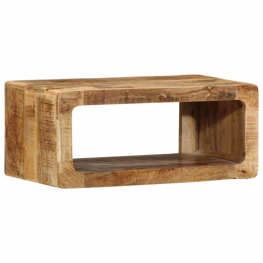 TV-Schrank mit Regal Braun 60 x 30 x 25 cm Massivholz Mango