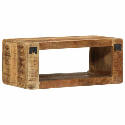 TV-Schrank mit Regal Braun 60 x 30 x 25 cm Massivholz Mango