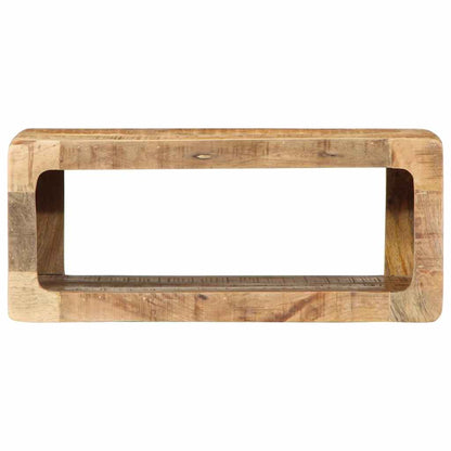 TV-Schrank mit Regal Braun 60 x 30 x 25 cm Massivholz Mango