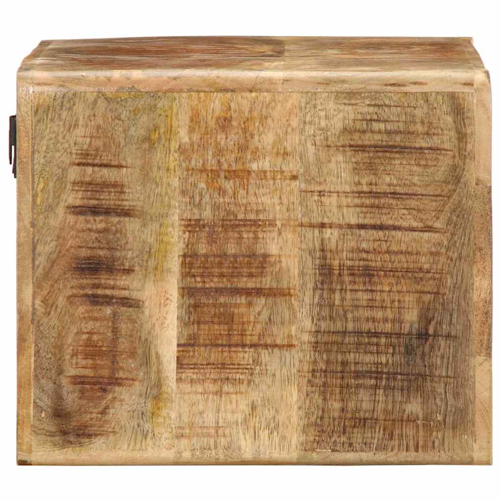 TV-Schrank mit Regal Braun 60 x 30 x 25 cm Massivholz Mango