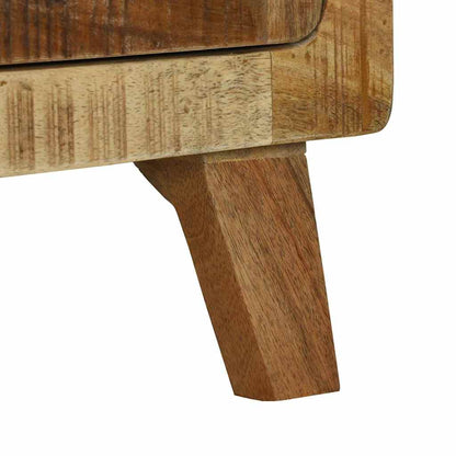 Couchtisch Braun 80 x 54 x 45 cm Raues Mango-Massivholz