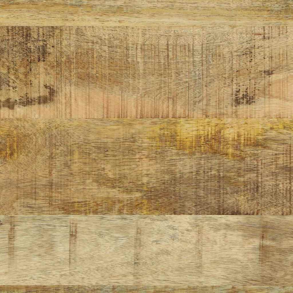 Couchtisch Braun 80 x 54 x 45 cm Raues Mango-Massivholz
