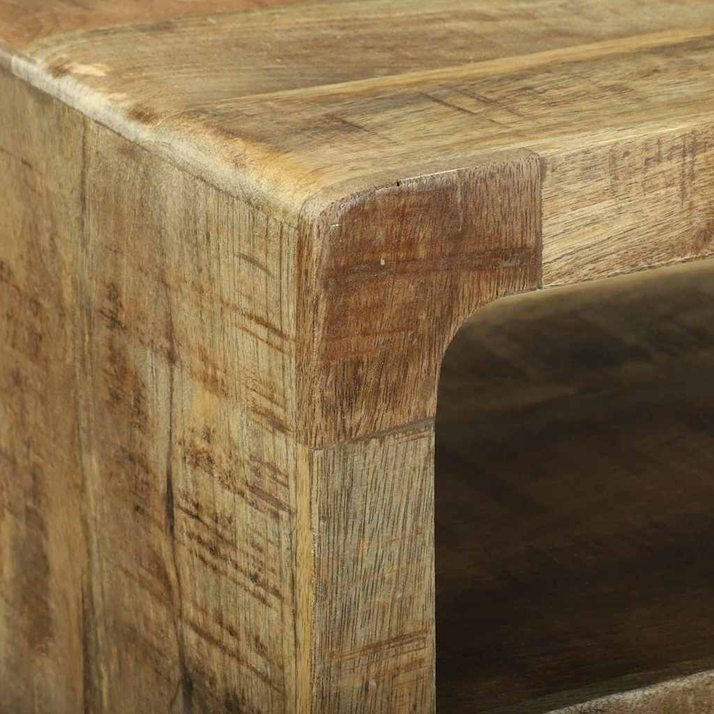 TV-Schrank mit Regal Braun 60 x 32 x 36 cm Massivholz Mango