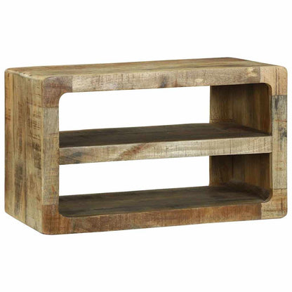 TV-Schrank mit Regal Braun 60 x 32 x 36 cm Massivholz Mango