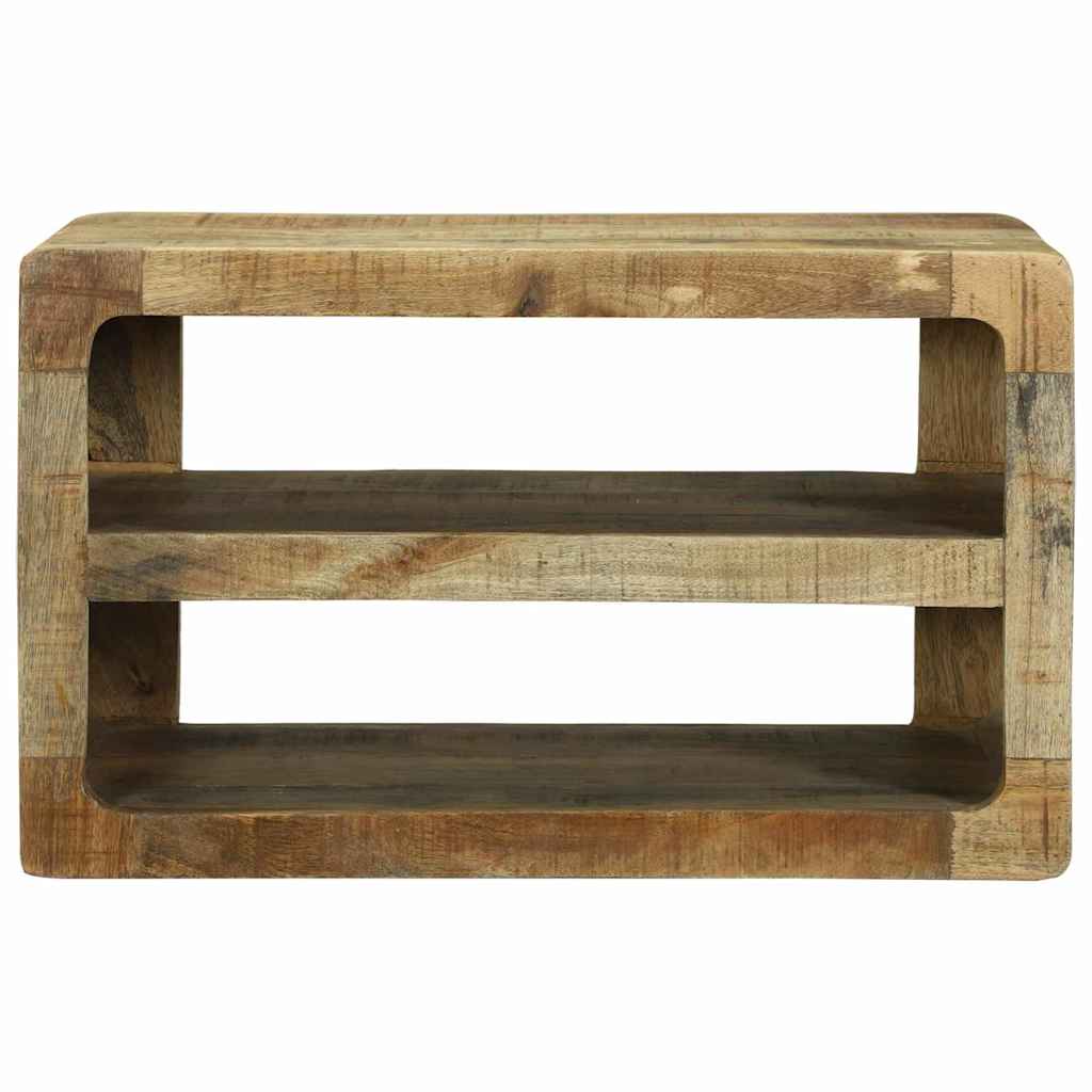 TV-Schrank mit Regal Braun 60 x 32 x 36 cm Massivholz Mango