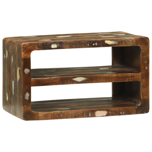 TV-Schrank Mehrfarbig 60 x 32 x 36 cm Massivholz Altholz