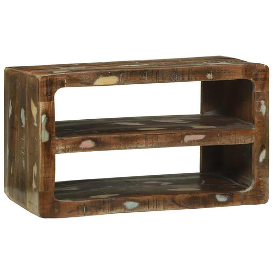 TV-Schrank Mehrfarbig 60 x 32 x 36 cm Massivholz Altholz