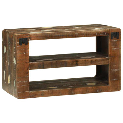 TV-Schrank Mehrfarbig 60 x 32 x 36 cm Massivholz Altholz