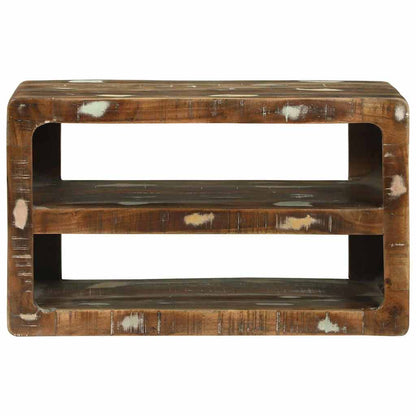 TV-Schrank Mehrfarbig 60 x 32 x 36 cm Massivholz Altholz