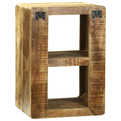 TV-Schrank mit Regal Braun 36 x 30 x 54 cm Massivholz Mango