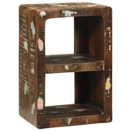 TV-Schrank Mehrfarbig 36 x 30 x 54 cm Massivholz Altholz