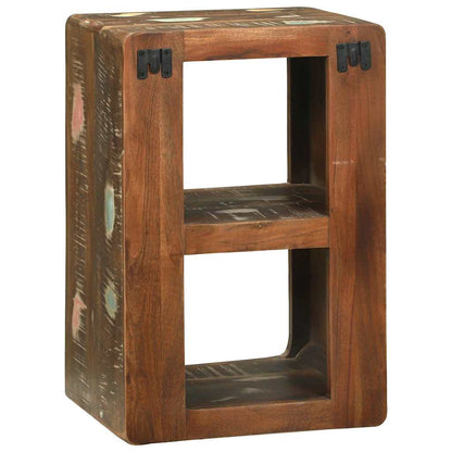 TV-Schrank Mehrfarbig 36 x 30 x 54 cm Massivholz Altholz