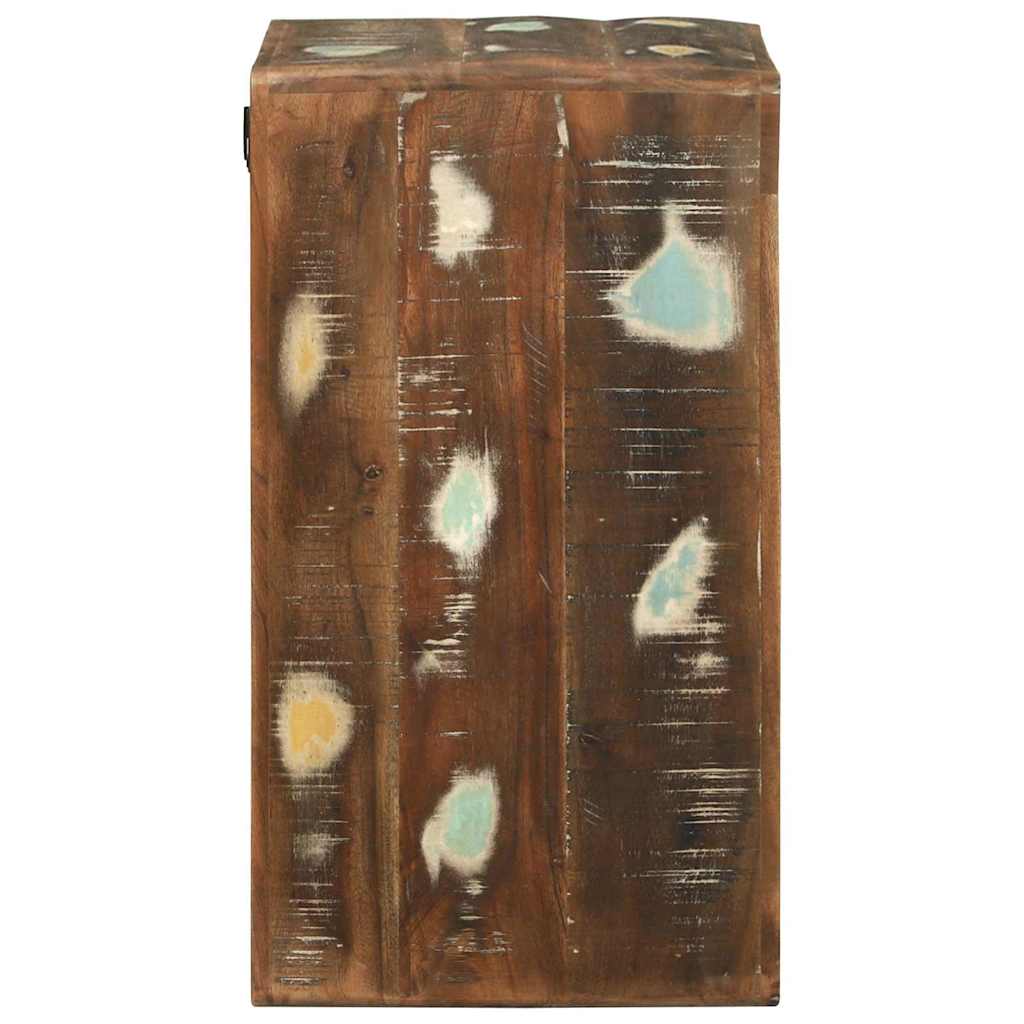 TV-Schrank Mehrfarbig 36 x 30 x 54 cm Massivholz Altholz