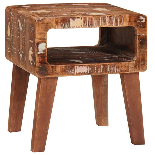 Beistelltische Mehrfarbig 40 x 32 x 46 cm recyceltes Massivholz