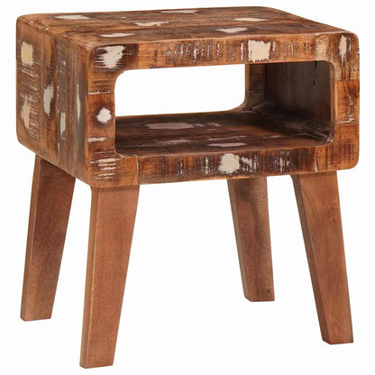 Beistelltische Mehrfarbig 40 x 32 x 46 cm recyceltes Massivholz