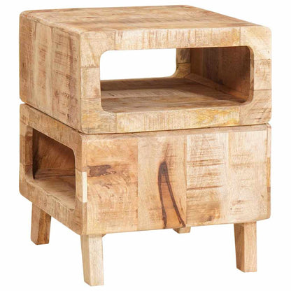 Beistelltische Braun 40 x 40 x 49 cm massives Mangoholz