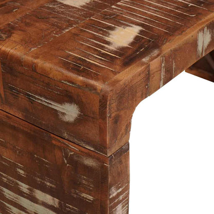 Satztische 3 pcs recyceltes Massivholz