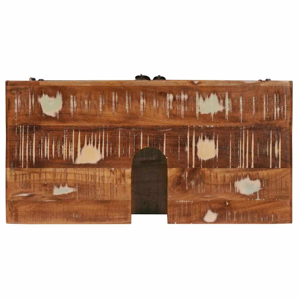 Badezimmer Schrank mit Tür Massivholz Altholz und Holzwerkstoff