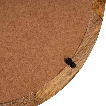 Schminktisch mit Regal Braun 90 x 76 x 45 cm massives Mangoholz