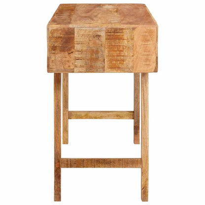 Schminktisch mit Regal Braun 90 x 76 x 45 cm massives Mangoholz