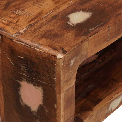Schminktisch Braun 90 x 76 x 45 cm Massives recyceltes Holz