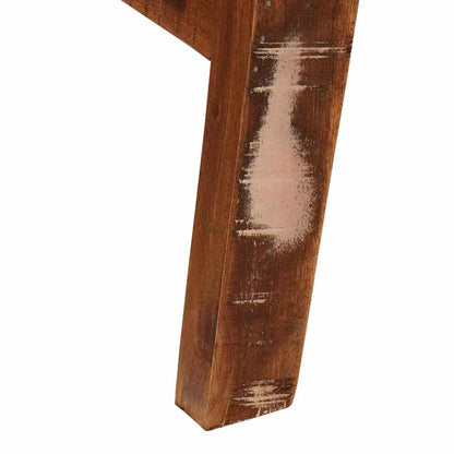 Schminktisch Braun 90 x 76 x 45 cm Massives recyceltes Holz