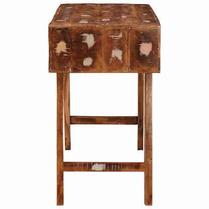 Schminktisch Braun 90 x 76 x 45 cm Massives recyceltes Holz