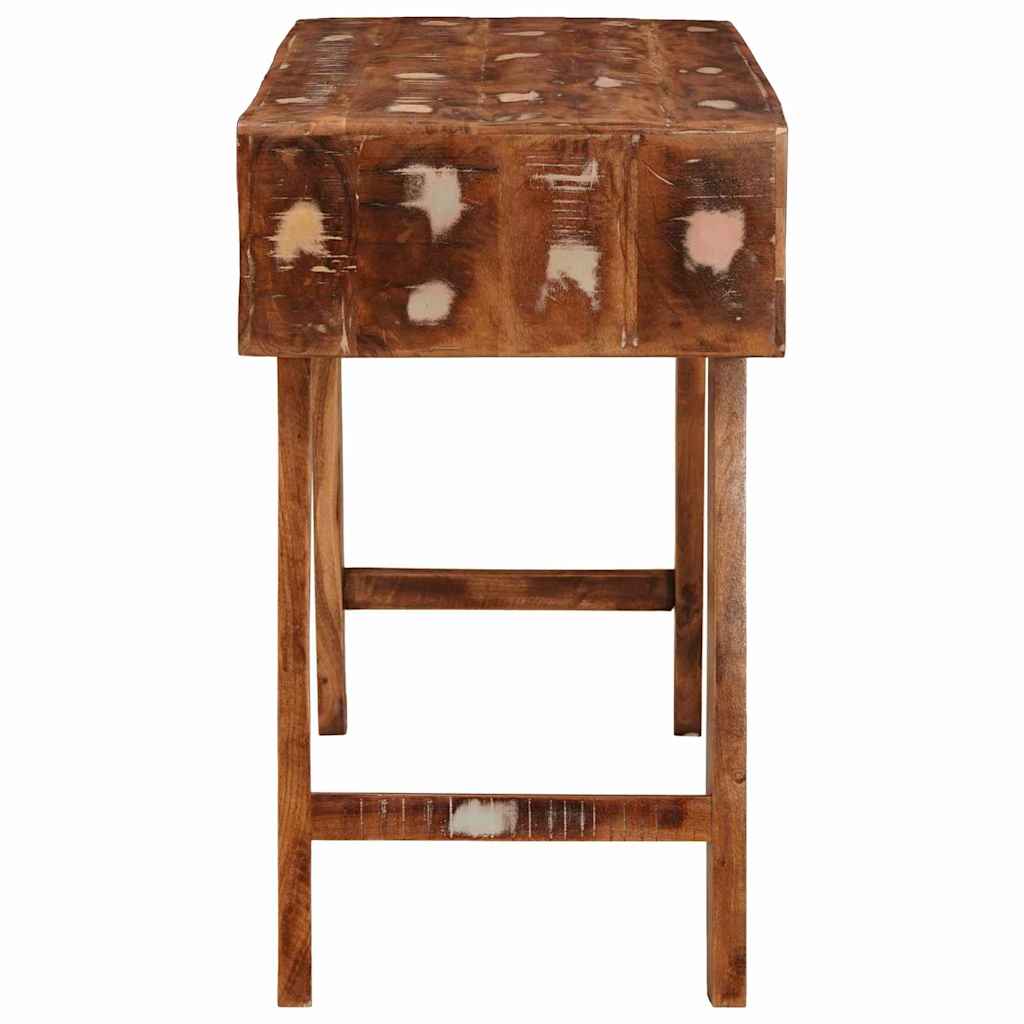 Schminktisch Braun 90 x 76 x 45 cm Massives recyceltes Holz