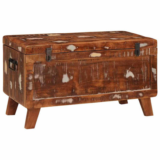 Aufbewahrungsbox 70 x 35 x 40 cm recyceltes Massivholz