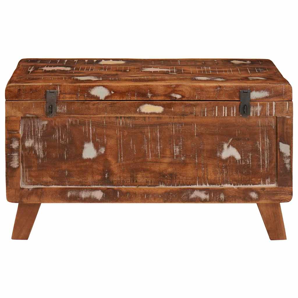 Aufbewahrungsbox 70 x 35 x 40 cm recyceltes Massivholz