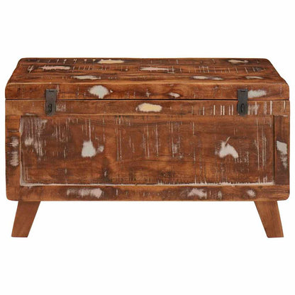 Aufbewahrungsbox 70 x 35 x 40 cm recyceltes Massivholz