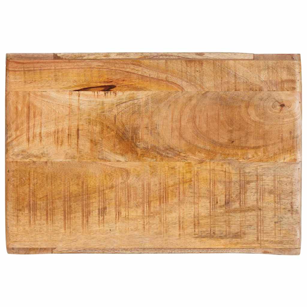 Weinregal Wandmontiert Braun 44 x 30 x 35 cm massives Mangoholz