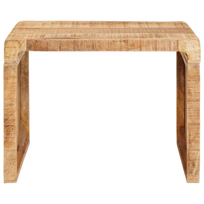 Beistelltisch Braun 60 x 35 x 45 cm massives Mangoholz