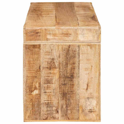 Beistelltisch Braun 60 x 35 x 45 cm massives Mangoholz