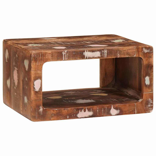 Nachttische 45 x 30 x 24 cm recyceltes Massivholz