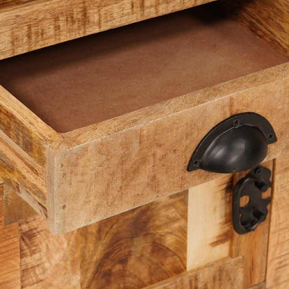 Hochboard Braun 40 x 30 x 120.5 cm massives Mangoholz